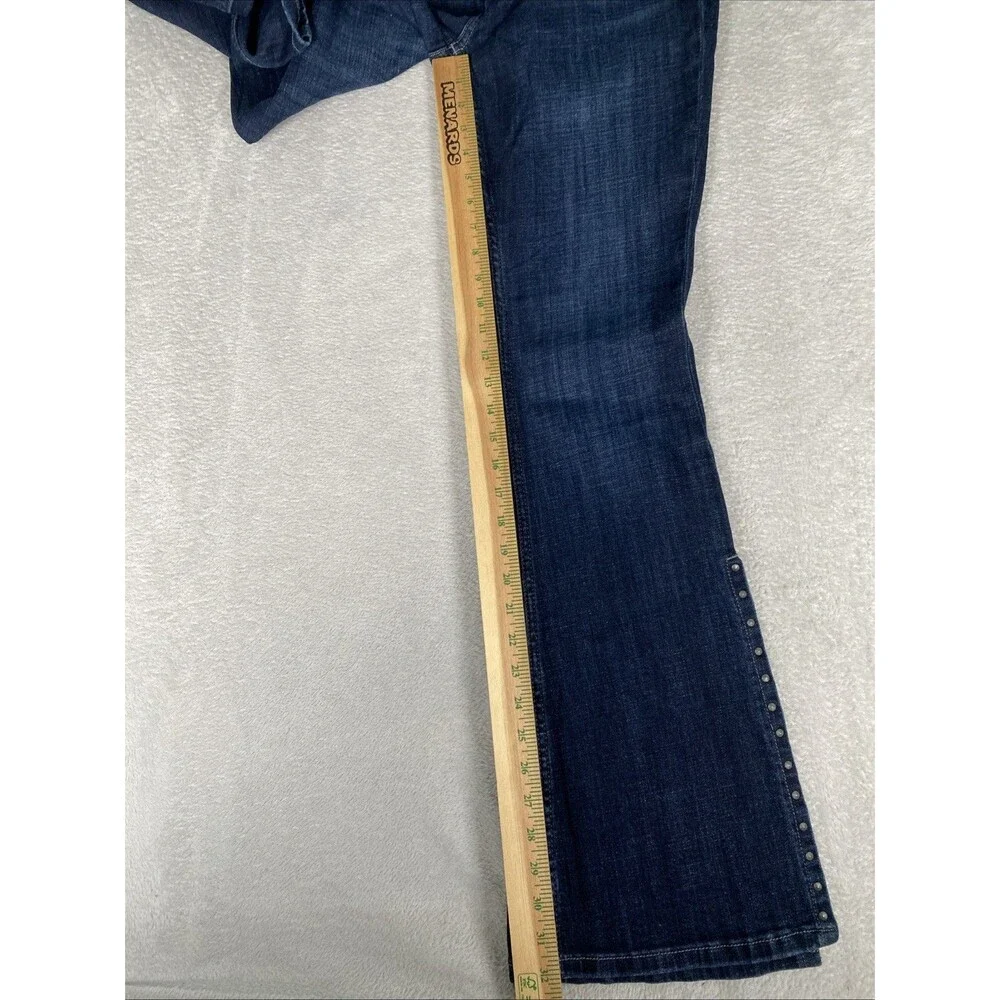 Idyllwind Miranda Lambert Jeans Elliston Studded Slit Boot Women's 10x34 Dark - Picture 5 of 9
